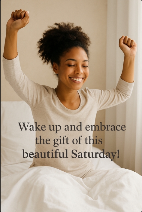 Wake up and embrace the gift